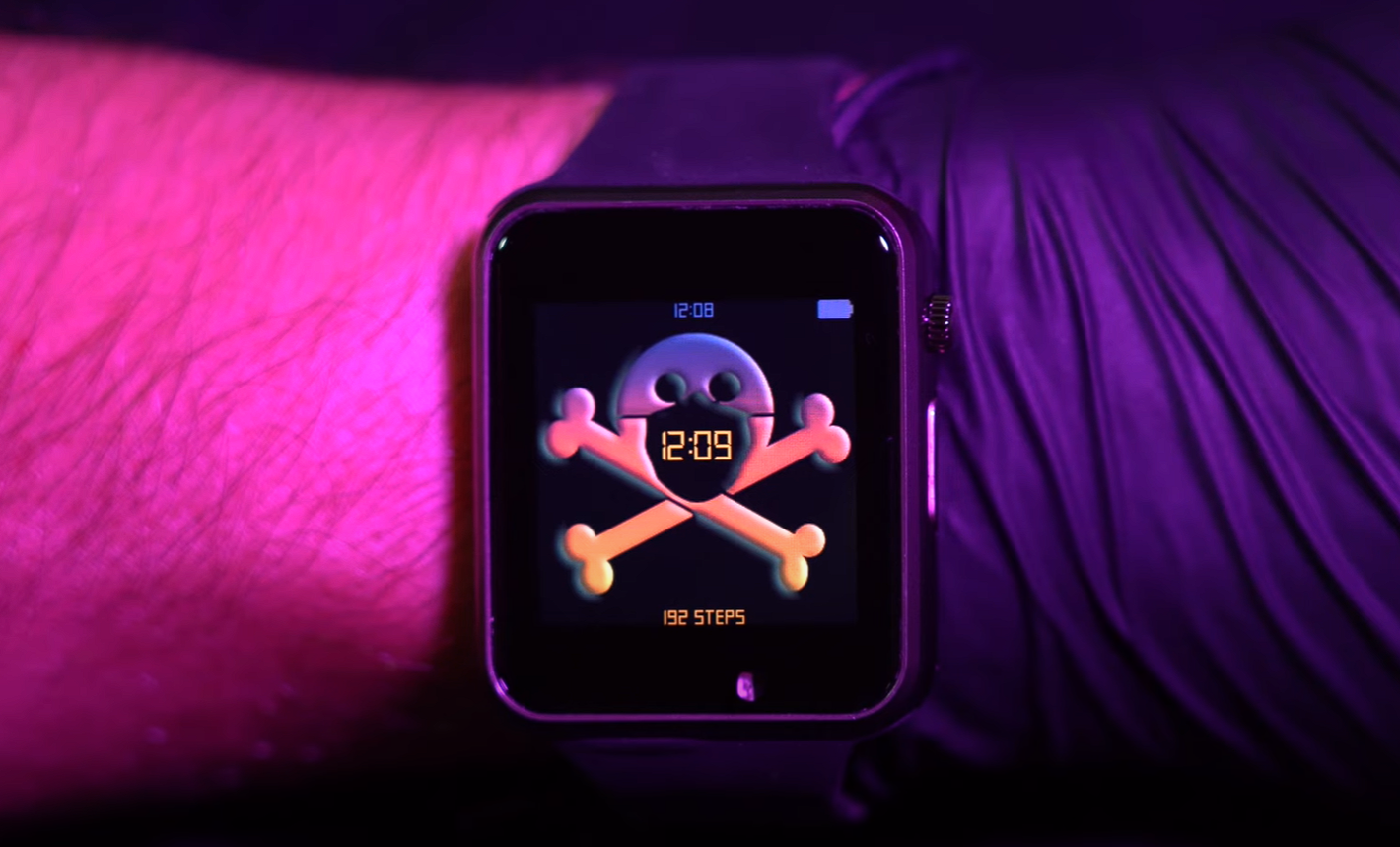 The AND!XOR Chomper badge smartwatch