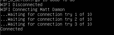 Terminal output showing the watch downloading files from mattdamon.app
