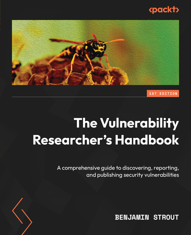 Cover of The Vulnerability Researcher's Handbook by Benjamin Strout